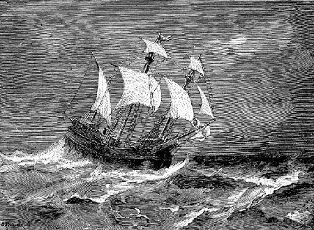 © Le rat d'egout a profité des navires, ici le Mayflower, pour conquérir la planète © Florida Center for Instructional Technology