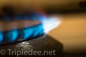 Derrière la flamme bleue, le réchauffement © DDq