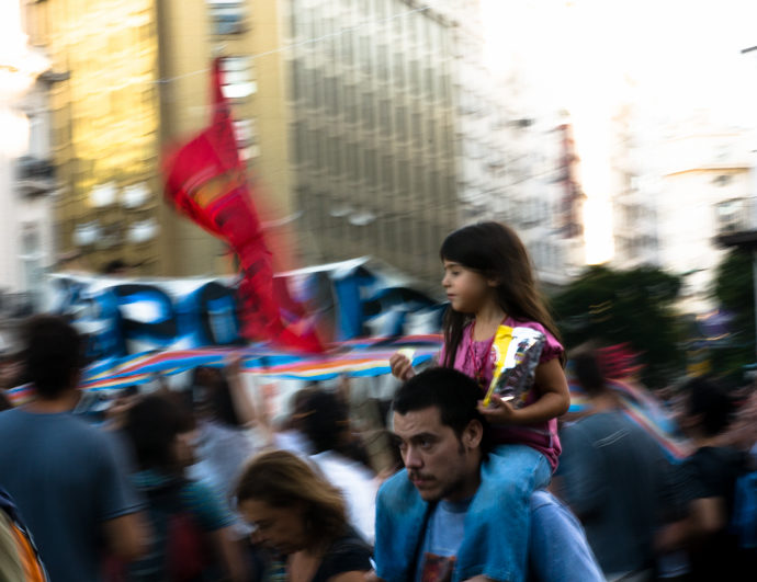 Manifestation à Buenos Aires © Denis Delbecq